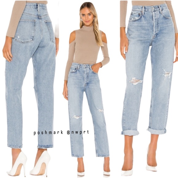 Agolde Denim - AGOLDE 90s Fit CAPTURED High Rise Waist Straight Leg 23 24 25